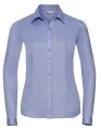 Dames Blouse Russell Herringbone R-962F-0 licht blauw